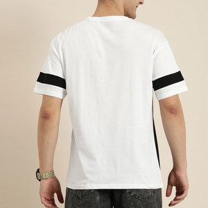 La mejor llegada Camiseta para hombre Diseño personalizable Diferentes tamaños Colores 100% Algodón Peinado Serigrafía Transpirable Último - Product Image 2