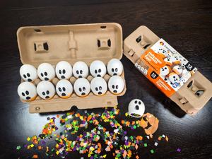 Huevos de Confeti de Fantasma de Halloween Cascaregg, Cascarones, Decoración de Fiesta, Juguete Divertido para Niños, Venta al por Mayor Directa de Fábrica - Product Image 2