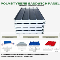 Matériaux d'isolation des bâtiments, panneaux sandwich en polystyrène expansé EPS personnalisés pour les fabricants de systèmes de toiture