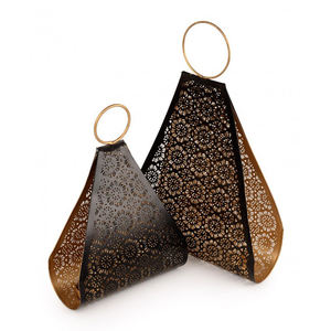 Lanterne à bougie coupe-vent argentée de grande taille moderne Lanterne de cour décorative classique en métal et fer pour la maison neuve - Product Image 5