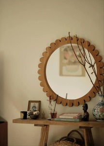 Espejo de baño de madera hecho a mano Art Deco con grosor y ribete personalizables - Product Image 6