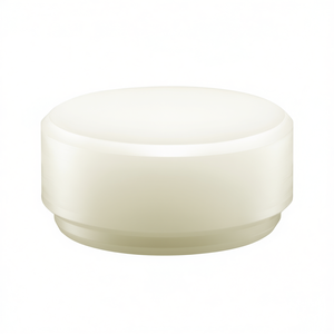 Tête de marteau souple Supercraft 60 mm en nylon blanc dur HALDER pour piquets de tente et maillets - Product Image 3