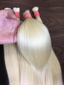Best <b>Cheap</b> Price 100g Natural Straight Luxury Premium Lace Front Baby Hair Colored Bulk Raw Human Hair <b>Extensions</b> Minh Hair - Product Image 3