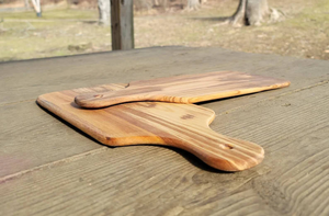 Olive Wood Cutting Serv Cutting Tray Wooden Plate for <b>Pizza</b> Bread, Meal Kitchen <b>Tools</b> Non-slip Board, Hanging Cutting Board - Product Image 6