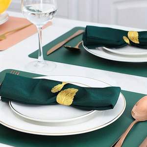 Servilleteros de metal altamente duraderos con detalles clásicos ornamentados para fiestas, bodas y mesas formales para cenas - Product Image 3