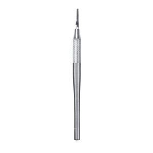 Scalpel dentaire manuel à poignée réglable n° Instruments chirurgicaux en acier inoxydable à 7 voies, à angle de 3 motifs, garantie à vie CE - Product Image 1