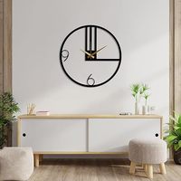 Horloge murale simple accent facile à monter en gros horloge murale bureau maison intérieur décoratif élégant mur au prix de gros