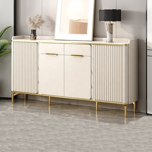 Étagère à chaussures en bois moderne avec porte coulissante, fine et anti-poussière, porte de placard à chaussures rotative - Product Image 6