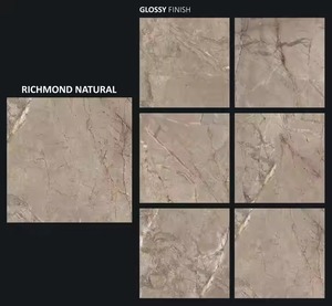 80x80cm Realgres Rio Brown Diseño Pulido Porcelana Azulejos Mármol Granito Pisos 600x1200 Porcelanato Baldosas - Product Image 2