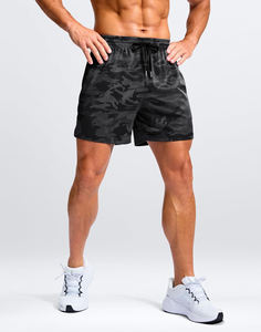 <b>Men's</b> Training <b>Shorts</b> Breathable Polyester Custom Camouflage Quick Dry Jogger for Gym Basketball Knee length <b>Camo</b> <b>Shorts</b> - Product Image 2