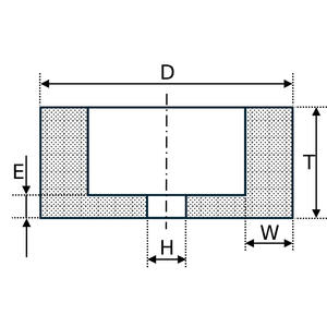 Muelas Abrasivas Cilíndricas de Resina para Diversas Aplicaciones Mecánicas con Velocidad de 35 m/s - Product Image 2