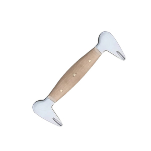 Outil professionnel pour polir les sabots de cheval, coupe-clous, clouage, acier inoxydable, polisseur de sabots de cheval avec manche en bois - Product Image 4