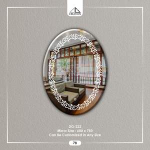 Espejo LED Contemporáneo para Baño, sin Marco, con Reflejo Claro para Espacios Interiores Modernos, desde India - Product Image 3