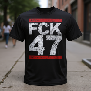 T-shirt promozionale FCK 47 effetto distressed - Product Image 3