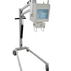 Mesin radiologi seluler X Ray Medis klinik Digital X Ray 4,5 kW dengan detektor Panel datar