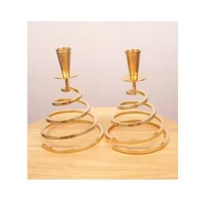 Elegantes portavelas de metal de diseño moderno para decoración de eventos de lujo y Decoración de mesa - Product Image 6