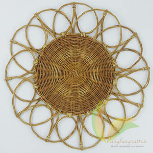 OEM/ODM respetuoso con el medio ambiente duradero al aire libre vajilla Vietnam ratán bambú manteles individuales/almohadillas tamaño personalizado Color para bodas - Product Image 4