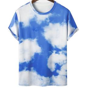 Camiseta de Hombre con Diseño Personalizado, 100% Algodón, Transpirable, Manga Corta, Cuello Redondo, Corte Regular, 220g, Alta Calidad, Precio Profesional - Product Image 1