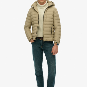 Unisex Premium Quality Solid Zip-Up Oversize Camouflage Puffer <b>Jacket</b> Spring Warm Custom Quilted <b>Waterproof</b> Front High Quality - Product Image 5