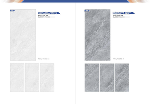 กระเบื้องปูผนังและพื้นมันวาวสไตล์โมเดิร์นดีไซน์หรูหราขนาด600x1200มม. ใช้ในร่มแบบต่อเนื่อง - Product Image 2