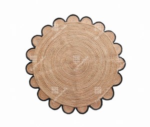 Alfombras trenzadas tejidas a mano de algodón de yute de alta calidad, pila alta para salas de estar, dormitorios, cafés, hoteles, balcones, pasillos - Product Image 3