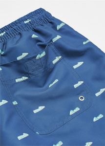 Summer Quick Dry Short Mens Beach Swim Shorts Plus Size Printed Embroidery Logo Swim Trunks Double <b>Layer</b> Mesh Blank Men Shorts - Product Image 4