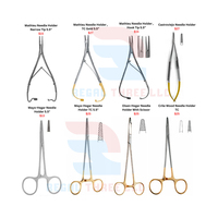 Kit de micro-chirurgie parodontale pour soins dentaires, 24 pièces, boîte cassette, outils d'implantation dentaire, instruments dentaires manuels