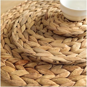 Rattan and Water Hyacinth Coasters in Many Sizes, Dining Table <b>Mats</b>, Kitchen Decoration, Party Table Decor - Product Image 2