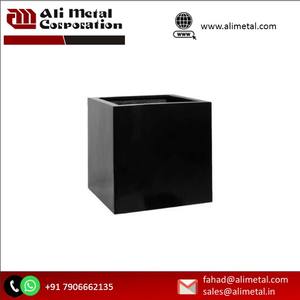 <b>Small</b> Galvanized Steel <b>Planter</b> Box Powder Coated Minimalist Design Customizable Size Color Garden Decor for Flowers Outdoor Home - Product Image 2