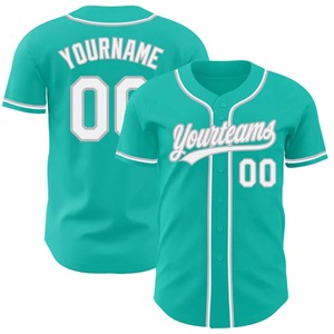 Jersey de béisbol personalizado de alta calidad, nombres y números personalizados con impresión por sublimación para equipos profesionales - Product Image 1