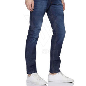 กางเกงยีนส์ผู้ชายสไตล์ลำลอง หลายกระเป๋า ผ้าฝ้าย ซับในขนแกะ กันยับ ราคาดีที่สุด สีพื้น เอวกลาง ทรงตรง - Product Image 4