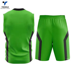Ensembles de maillots de basket-ball respirants 100% polyester personnalisables de haute qualité pour hommes adultes - Product Image 2