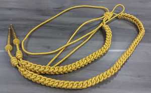 حبال كتف معدنية من aguilette إكسسوارات ذهبية أخرى من Aiguillette للملابس الجاهزة