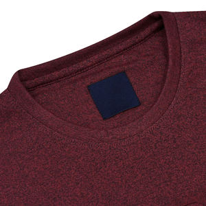 Camiseta de algodón grueso de gran tamaño, ropa de calle con logotipo personalizado, Camiseta con cuello simulado para hombre, Camisetas estampadas en blanco, 300gsm - Product Image 3