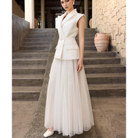 Jupes asymétriques longues pour femmes OEM ODM Enzo Leo Vietnam en polyester/coton écologique, livraison rapide, prêtes à être expédiées
