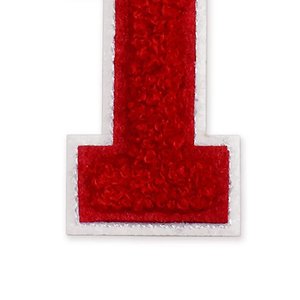 Parches de bordado baratos coloridos de alta calidad Parche de bordado de prensa de calor de borde cortado con láser con su logotipo Parches de chenilla - Product Image 3