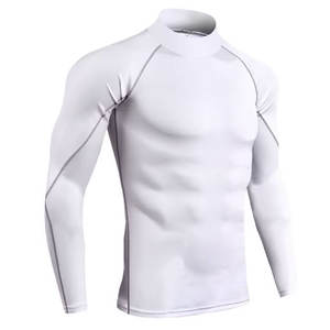 Rash Guard de Compression personnalisé de haute qualité pour garçons imprimé Spandex à manches longues vêtements de sports nautiques respirant et abordable - Product Image 4