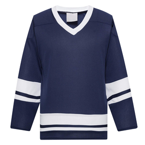 Jersey de Hockey sobre Hielo Personalizado de Alta Calidad para Hombre, Impresión Digital, Manga Larga, 100% Poliéster, Secado Rápido, Transpirable, Nombre del Equipo Personalizado, OEM - Product Image 4