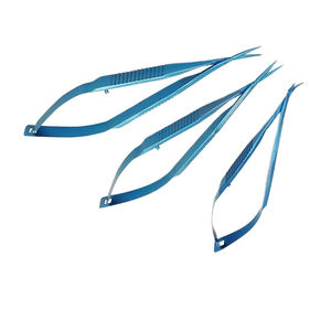 Instrumento quirúrgico ocular de aleación de titanio Fuente de alimentación manual Tijeras conjuntivales Capsulotomía Vannas Inoxidable para uso oftálmico - Product Image 2