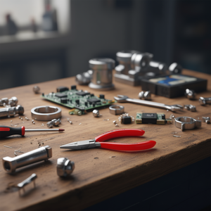 คีมปากแบนสำหรับงานช่างแม่นยำ ยี่ห้อ Knipex สีดำเคลือบอะโนไดซ์ หัวขัดเงา ด้ามจับเคลือบพลาสติก - Product Image 3