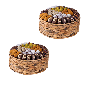 Bol en jacinthe d'eau écologique non toxique, style bohème, couleur chocolat, le plus vendu, vaisselle de Ramadan en gros, décoration à prix abordable - Product Image 2