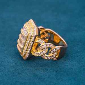 แหวนเพชรสำหรับปลูก LEB ทรงกลมสีเงินสเตอร์ลิงประดับอัญมณีสี925หรูหราออกแบบได้ตามต้องการสำหรับงานแต่งงานหรืองานเลี้ยง - Product Image 2