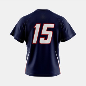 Maillot d'équipe personnalisable à col en V et tissu respirant anti-humidité pour sports de terrain et entraînement - Product Image 6