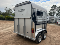 Remorque équine en aluminium Icon 2 Horse Straight Load 2950 kg 2HSL-S RN Tailles 5ft/14ft/16FT/20FT