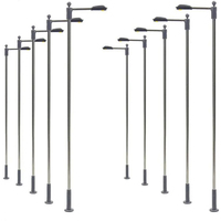 Poste de luz LED CCTV solar inteligente personalizable de 4 metros, poste de lámpara, material de acero para aplicaciones viales, fabricado por el productor