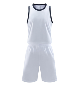 Uniforme de basket-ball brodé personnalisé de haute qualité ensemble unisexe pour adultes respirant grande taille logo imprimé pas cher en gros - Product Image 4