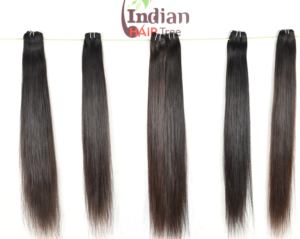 100% naturel non transformé brut indien Temple vierge soyeux vague droite vague profonde faisceau Styles Extensions de cheveux humains - Product Image 5
