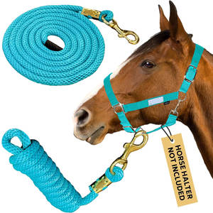 เชือกโพลีลีพร้อมข้อต่อสแนปทองเหลืองเชือกจูงม้าทำจากโพลีโพรพิลีนทนทานต่อสภาพอากาศ - Product Image 1