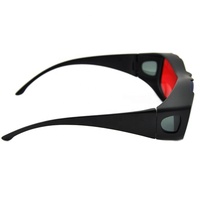 Lunettes 3D pour films et jeux vidéo, design simple et léger, lunettes 3D rouge et bleu pour films et jeux vidéo, matériel AR