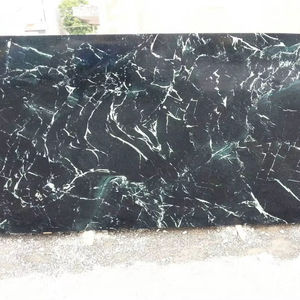 Plan de travail en marbre indien, grande dalle, dessus de meuble de salle de bain, poli, adouci, imperméable, vert Emperador, design moderne, sol, mur - Product Image 1